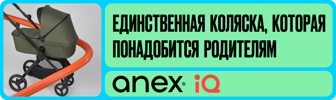 Коляска Anex IQ – одна-единственная коляска на всю жизнь
