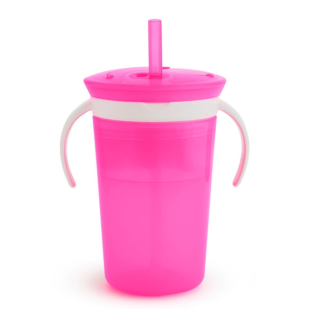 Чашка-контейнер Munchkin "Snack and Sip", арт. 10867, цвет Розовый