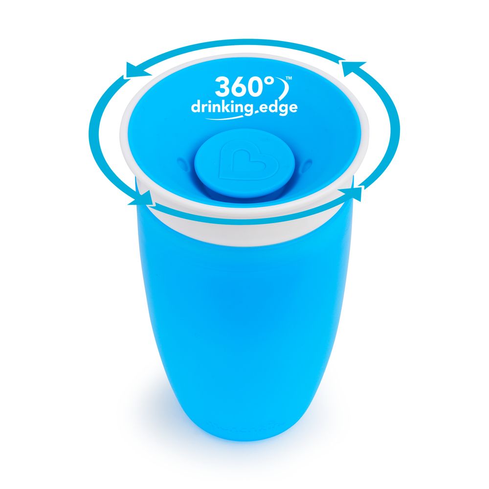 Чашка непролівна Munchkin "Miracle 360", 296 мл, арт. 01209601, колір Голубой