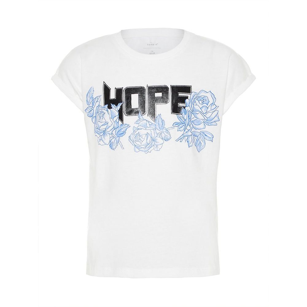 Футболка Name it Hope (белая), арт. 13161277.BWHI, цвет Белый