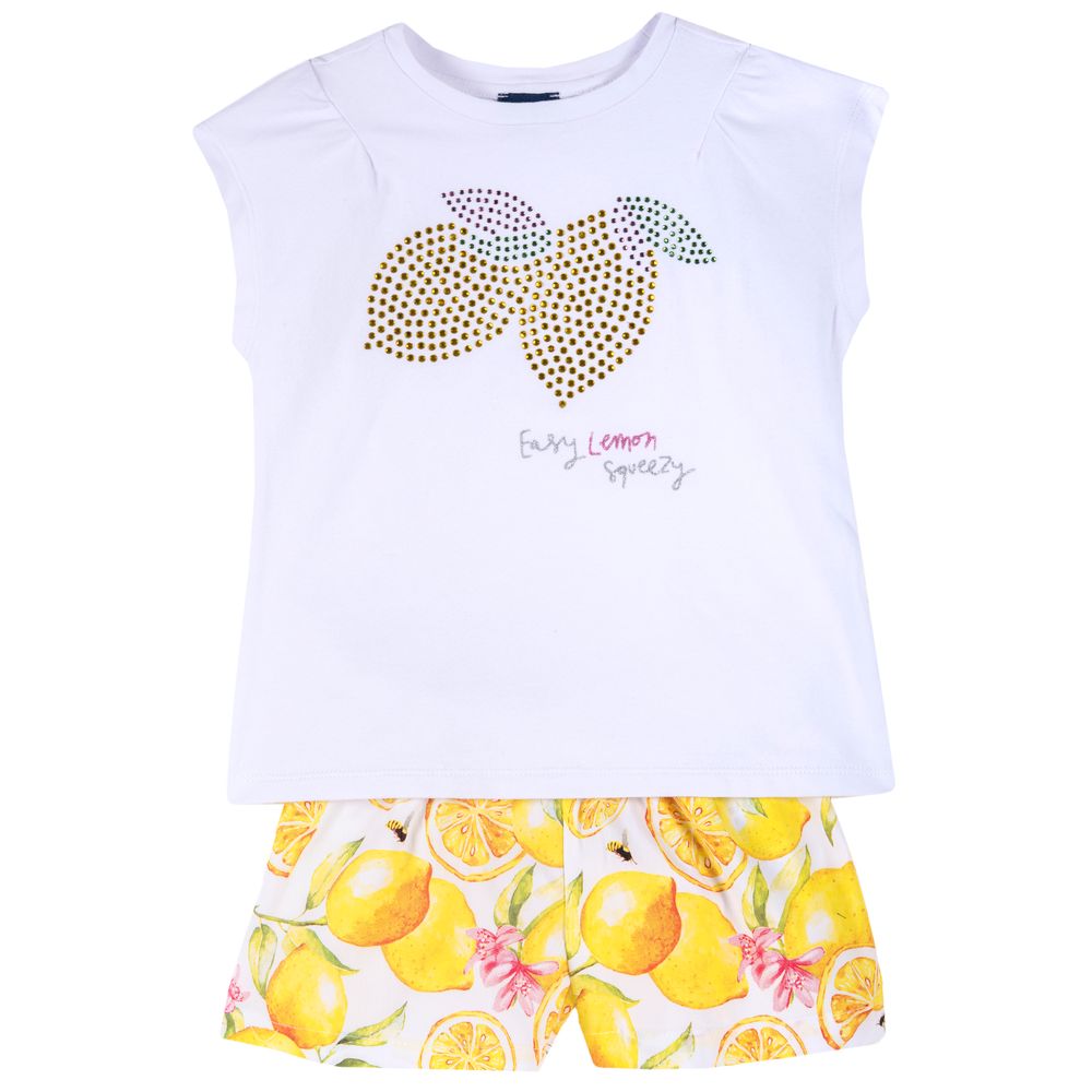 Костюм Chicco Fruit: футболка и шорты, арт. 090.73710.064, цвет Белый
