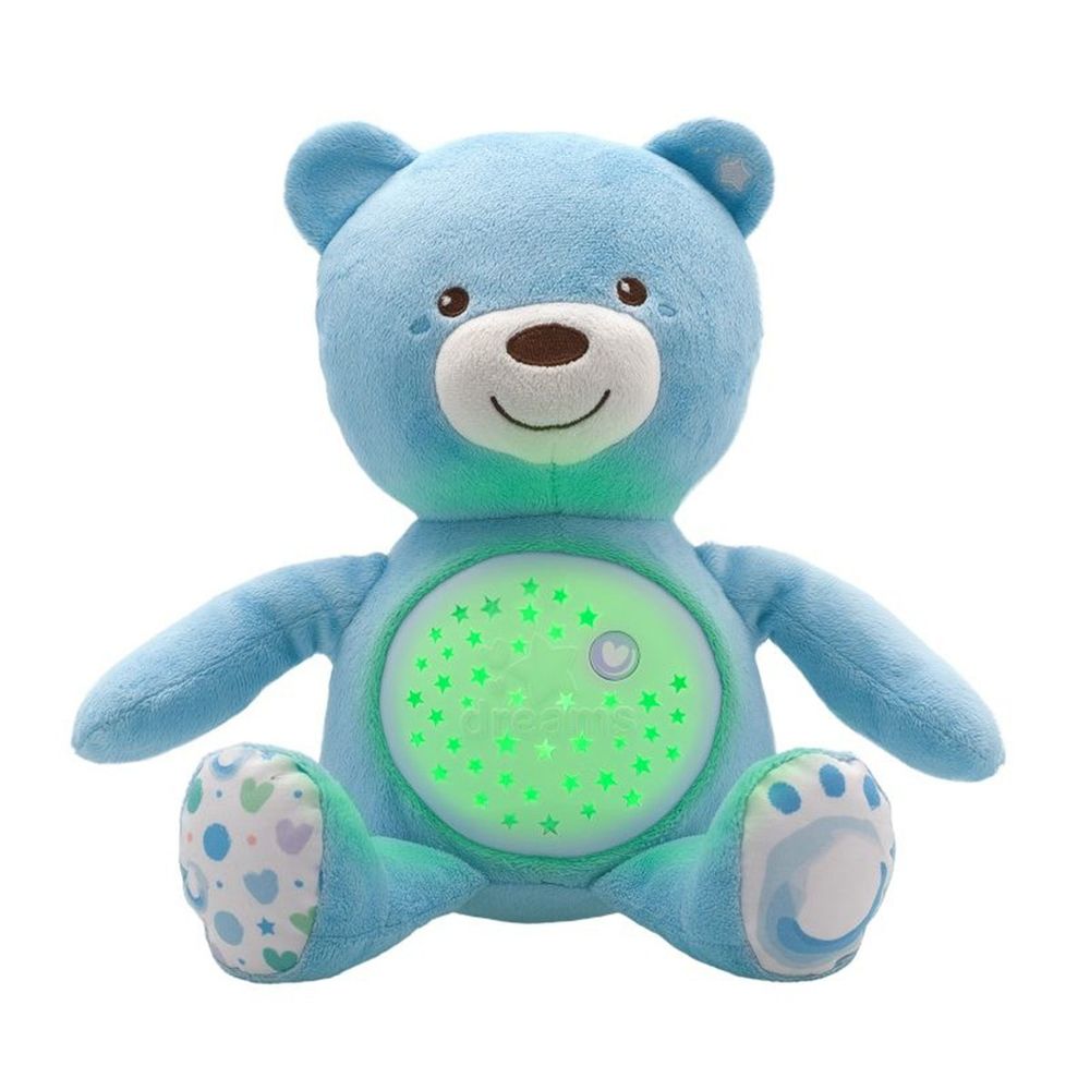 Игрушка музыкальная Chicco "Медвежонок", арт. 08015, цвет Голубой