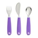 Набор Munchkin "Splash": ложка, вилка и нож, арт. 012110, цвет Фиолетовый