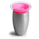 Чашка непроливна Munchkin "Miracle 360 Steel", 296 мл, арт. 012370, колір Розовый