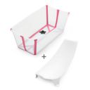Набор Stokke Flexi Bath: ванночка складная и адаптер, арт. 5315, цвет Розовый (фото2)