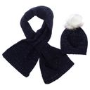 Комплект Chicco Stella: шапка та шарф , арт. 090.04553.088, колір Синий