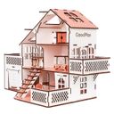 Кукольный домик GoodPlay, с гаражом и подсветкой, 57х27х35 см, арт. B011 (фото4)