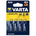Батарейки Varta High Longlife AAA Alkaline, 4 шт, арт. k.4103101414