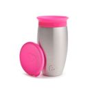 Чашка непроливна Munchkin "Miracle 360 Steel", 296 мл, арт. 012370, колір Розовый (фото2)
