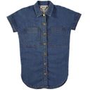 Джинсовая рубашка Molo Charlize Washed, арт. 2W18E109.2749, цвет Синий