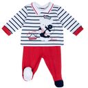 Костюм Chicco Little sailor: рубашка и ползунки, арт. 090.76471.071, цвет Красный с белым