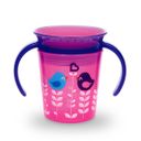 Чашка непроливная Munchkin "Miracle 360 Deco", 177 мл, арт. 012294, цвет Фиолетовый