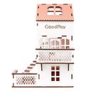 Кукольный домик GoodPlay, с гаражом и подсветкой, 57х27х35 см, арт. B011 (фото6)