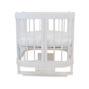 Кроватка-трансформер 3 в 1 Piccolino Sweet Dreams с маятником, арт. 11501, цвет Белый (фото6)