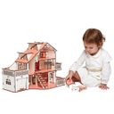 Кукольный домик GoodPlay, с гаражом и подсветкой, 57х27х35 см, арт. B011 (фото8)