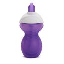 Бутылочка-непроливайка с трубочкой Munchkin "Click Lock", 266 мл, арт. 15424, цвет Фиолетовый