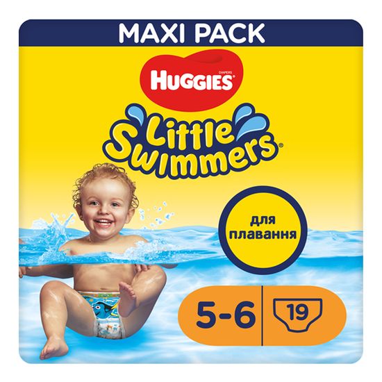 Подгузники-трусики для плавания Huggies Little Swimmers, размер 5-6, 12-18 кг, 19 шт, арт. 5029053538433
