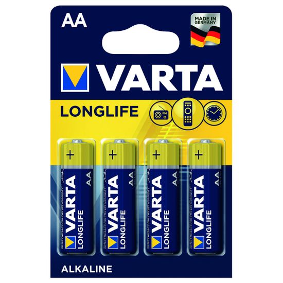 Батарейки Varta High Longlife AAi Alkaline, 4 шт, арт. k.4106101414