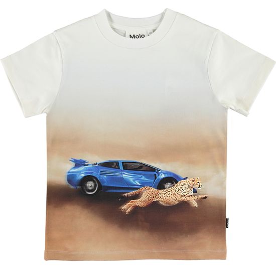 Футболка Molo Rame Car Race Cheetah, арт. 1S22A218.8535, цвет Бежевый