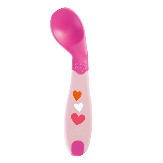 Ложка Chicco First Spoon, 8 m+, арт. 16100, цвет Розовый
