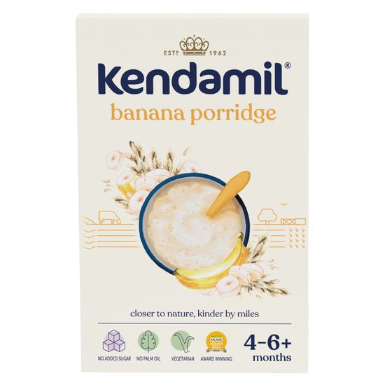 Молочная каша Kendamil с бананом, с 4-6 мес., 150 г, арт. 92000006