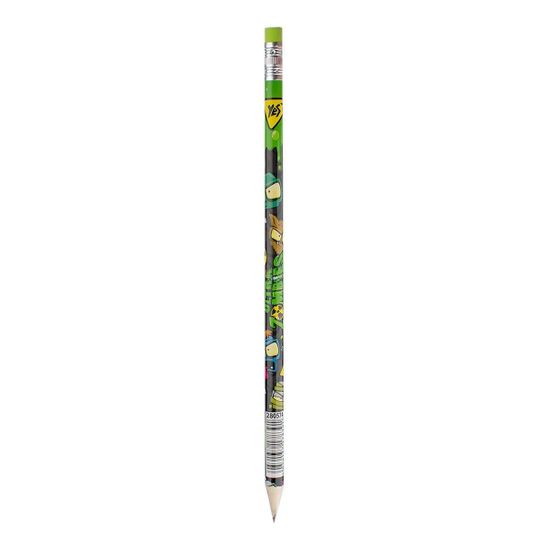 Олівець простий з ластиком YES "Zombie", 1 шт, арт. 280574