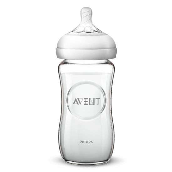 Пляшечка скло Philips Avent Natural, 240мл, 1м +, арт. 3930812