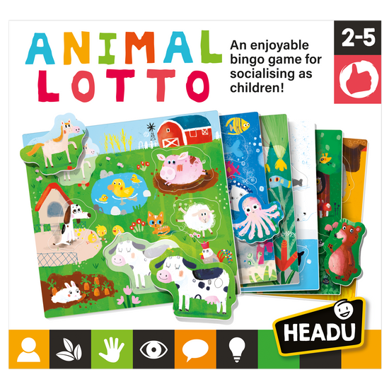 Игра-пазл HEADU "Animal Lotto", арт. MU22847