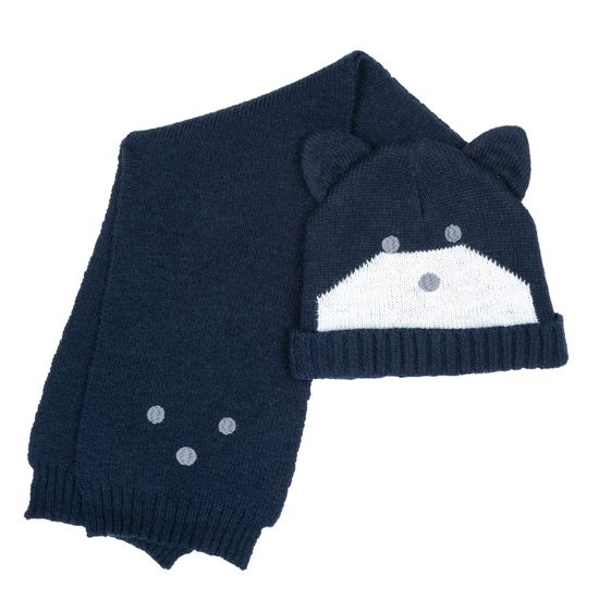 Комплект Chicco Susan Blue: шапка и шарф, арт. 090.04951.088, цвет Синий