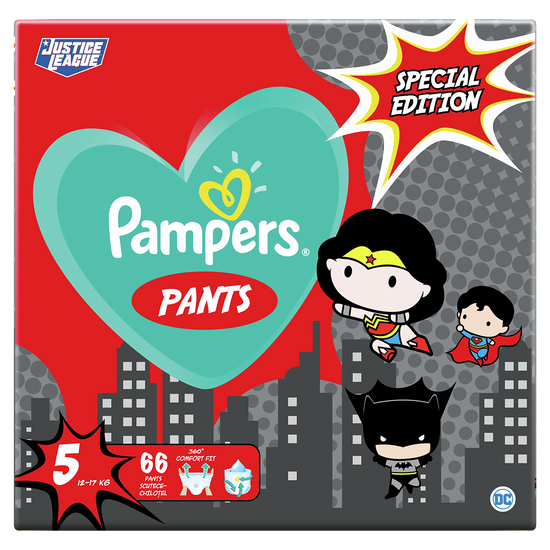 Подгузники-трусики Pampers Pants SPECIAL EDITION, размер 5, 12-17 кг, 66 шт, арт. 8001841968292