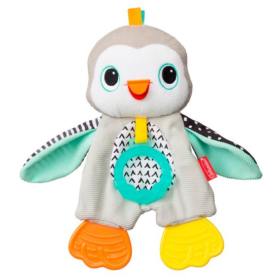 Іграшка м'яка Infantino "Пінгвін" з прорізувачем, арт. 316329