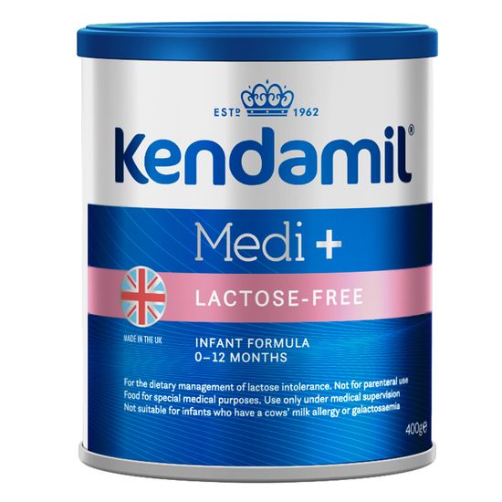 Сухая молочная смесь без лактозы Kendamil Medi+, 0-12 мес., 400 г, арт. 77000212