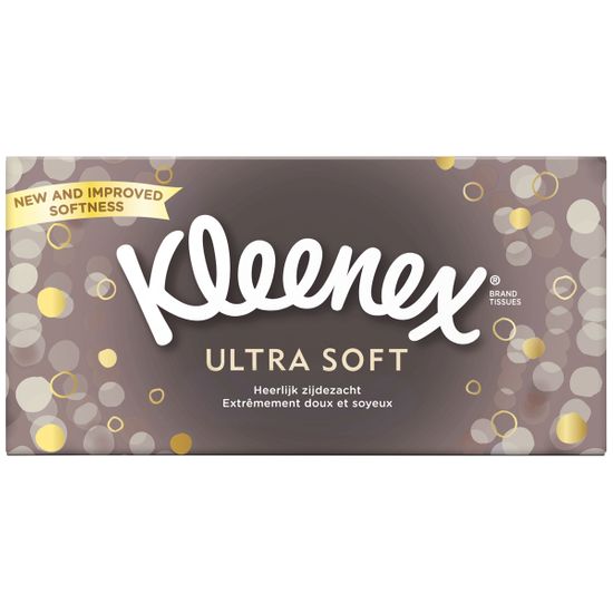 Салфетки гигиенические Kleenex Ultrasoft, в коробке, 72 шт., арт. 5029053565743