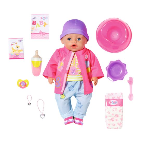 Кукла Zapf Creation "Baby Born. Волшебная девочка в универсальном наряде", 43 см, с аксессуарами, арт. 831526