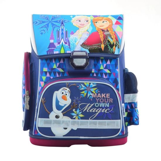 Рюкзак шкільний каркасний 1Вересня "Frozen" , арт. 554569, колір Синий