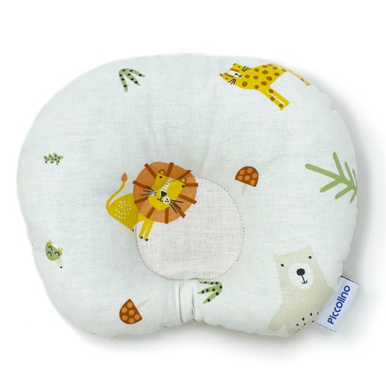 Ортопедична подушка Piccolino "Safari" для новорожденных, 20х23 см, арт. 111805.04, колір Горчичный
