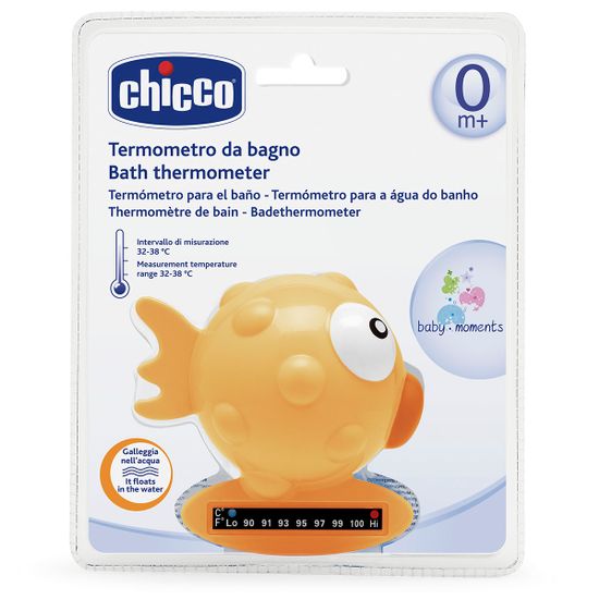 Термометр для ванной Chicco "Рыбка", арт. 06564, цвет Оранжевый