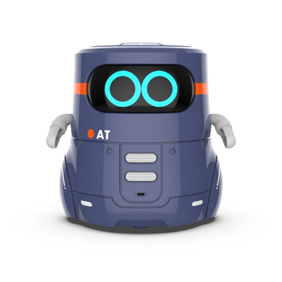 Розумний робот з сенсорним керуванням та навчальними картками AT-ROBOT 2 (укр. мова), арт. AT002, колір Темно-синий