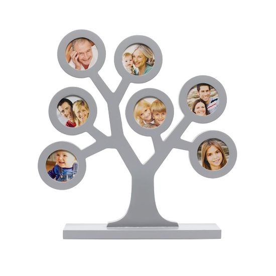 Рамка для фото Pearhead "Мое семейное дерево" (серая), арт. P62112, цвет Серый