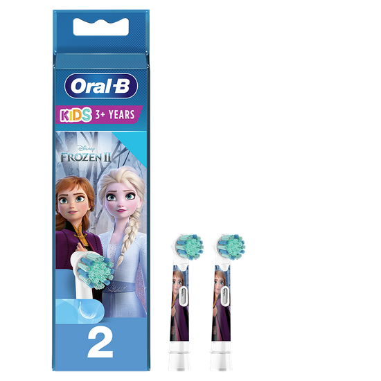Съемные насадки для электрической зубной щетки Oral B "Frozen II", 2 шт, арт. 741699, цвет Разноцветный