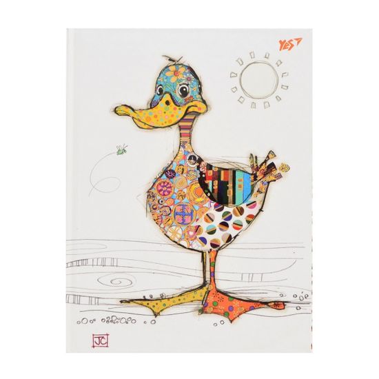 Блокнот YES "BugArt. White duck", клетка, А5, 64 л., арт. 151451