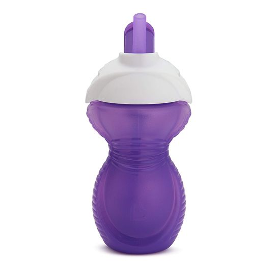 Бутылочка-непроливайка с трубочкой Munchkin "Click Lock", 266 мл, арт. 15424, цвет Фиолетовый
