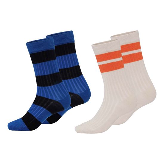 Шкарпетки (2 пари) Molo Nickey Royal Stripe, арт. 7S22G103.6555, колір Синий