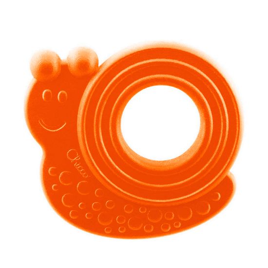 Прорізувач для зубів Chicco Eco+ "Равлик", арт. 10490, колір Оранжевый