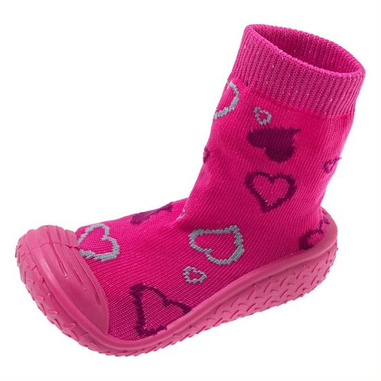 Тапочки-носки Chicco Morbidotti Hearts, арт. 011.64721.150, цвет Розовый