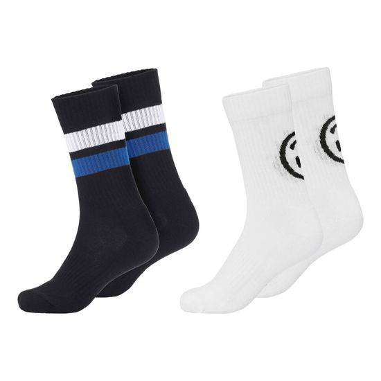 Шкарпетки (2 пари) Molo Norman White, арт. 7S22G109.0000, колір Черный