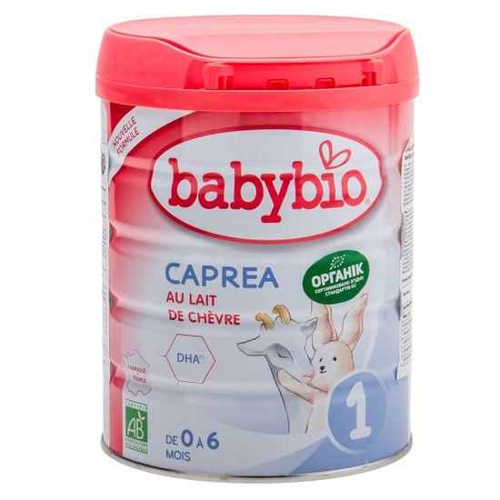 Органическая сухая молочная смесь Babybio Caprea 1 из козьего молока, 0-6 мес., 800 г, арт. 58051