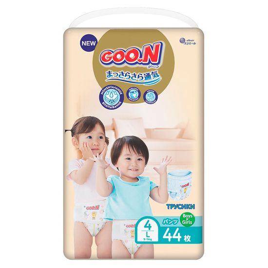 Подгузники-трусики Goo.N Premium Soft, размер L, 9-14 кг, 44 шт., арт. 863228
