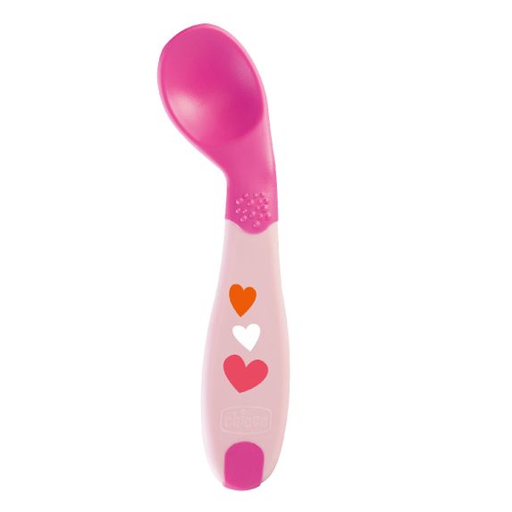 Ложка Chicco First Spoon, 8 m+, арт. 16100, колір Розовый