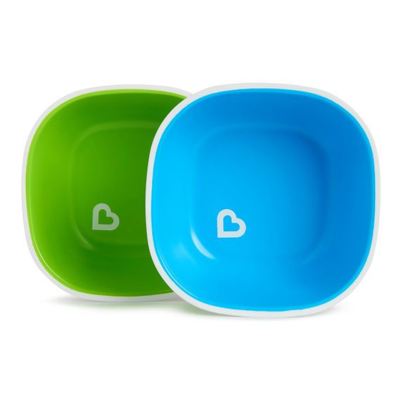 Набор мисок Munchkin "Splash Bowls", 2 шт., арт. 46725, цвет Голубой